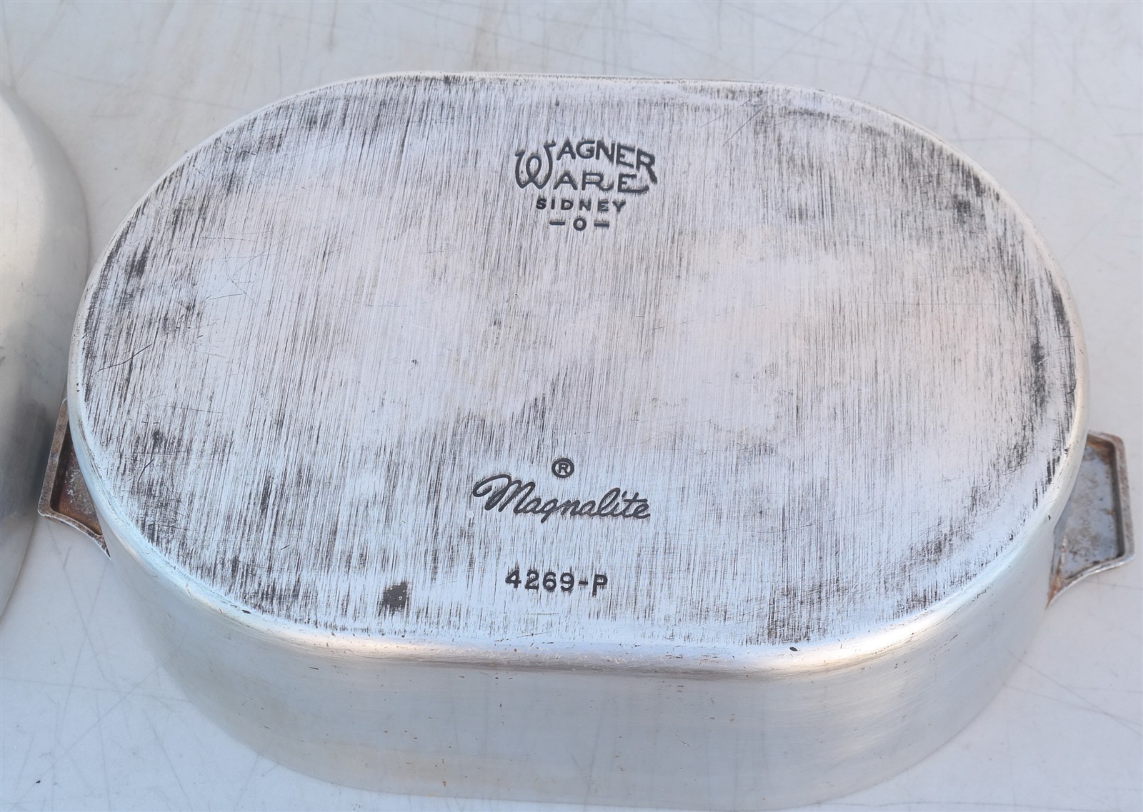 Vtg Wagner Ware Sidney -O- Magnalite Extra Large 17 qt Roaster 4269 Roasting Pan