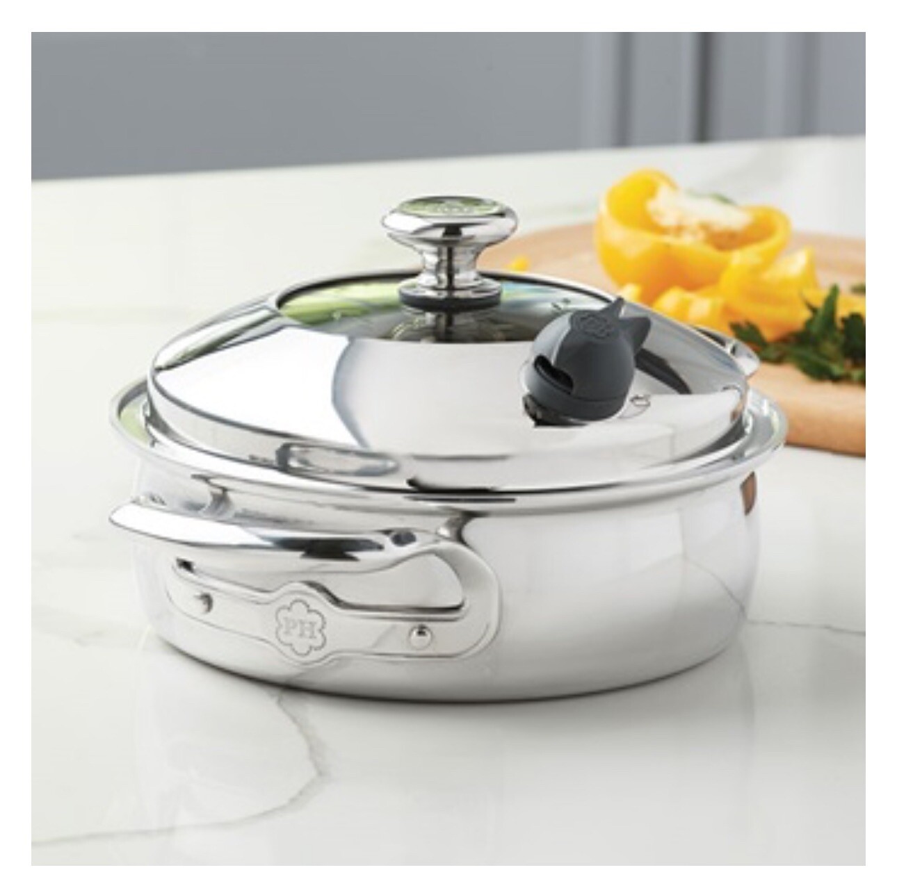 VIDA SANA® 5-PLY STAINLESS STEEL COOKWARE 2.5-Qt. Casserole 5561 NEW $214.95