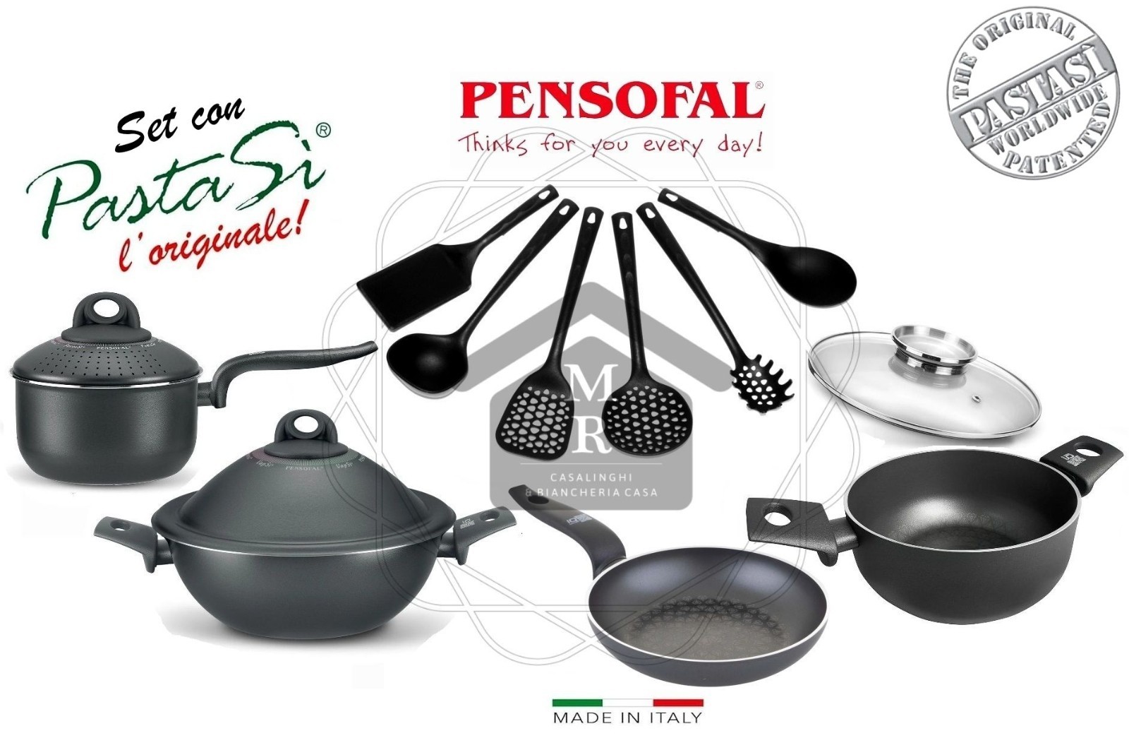 Pensofal IQ Connect 14pc Nonstick Diamond Induction Cookware Set