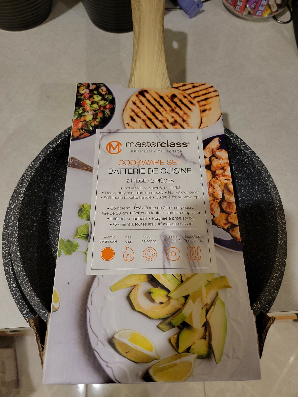 MASTERCLASS premium cookware Set 2 Piece 11 Inch 9.5 Inch Skillet