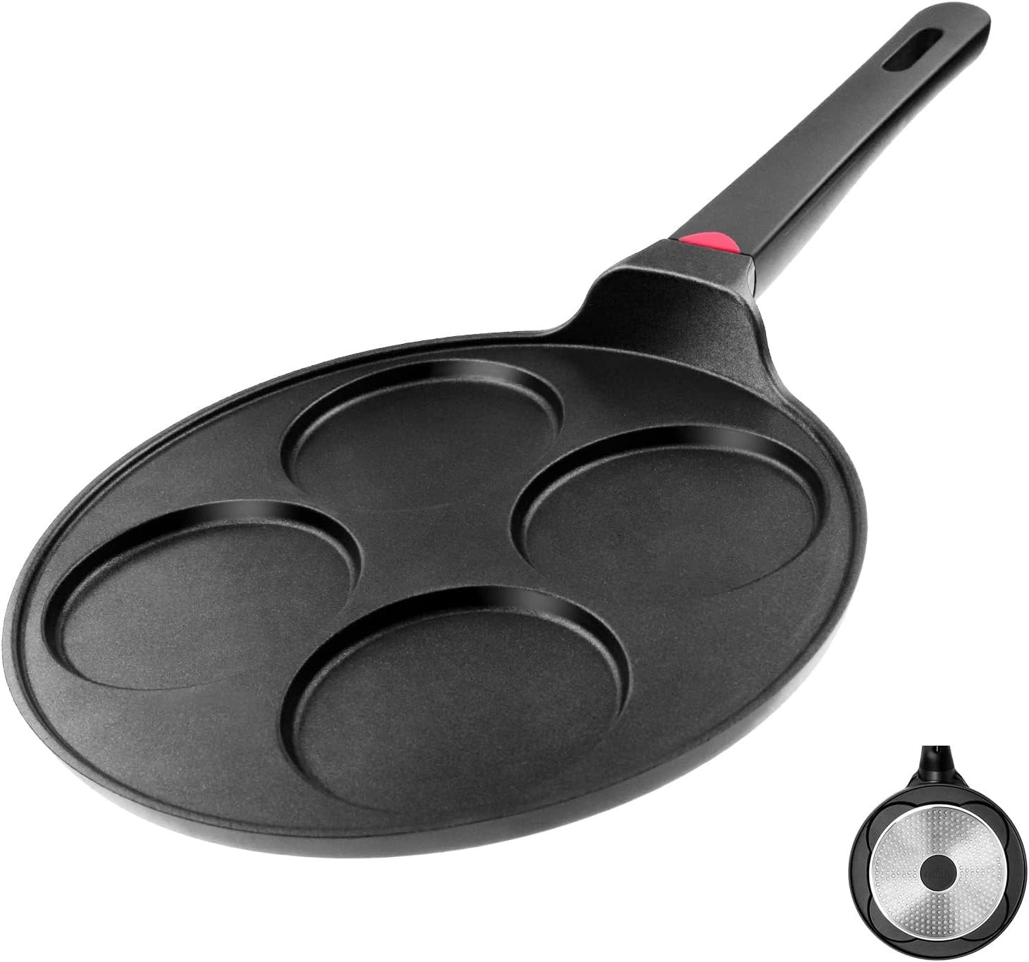 Pancake Pan Nonstick-Suitable for All Stovetops & Induction Cooker, 10.5 Inch…