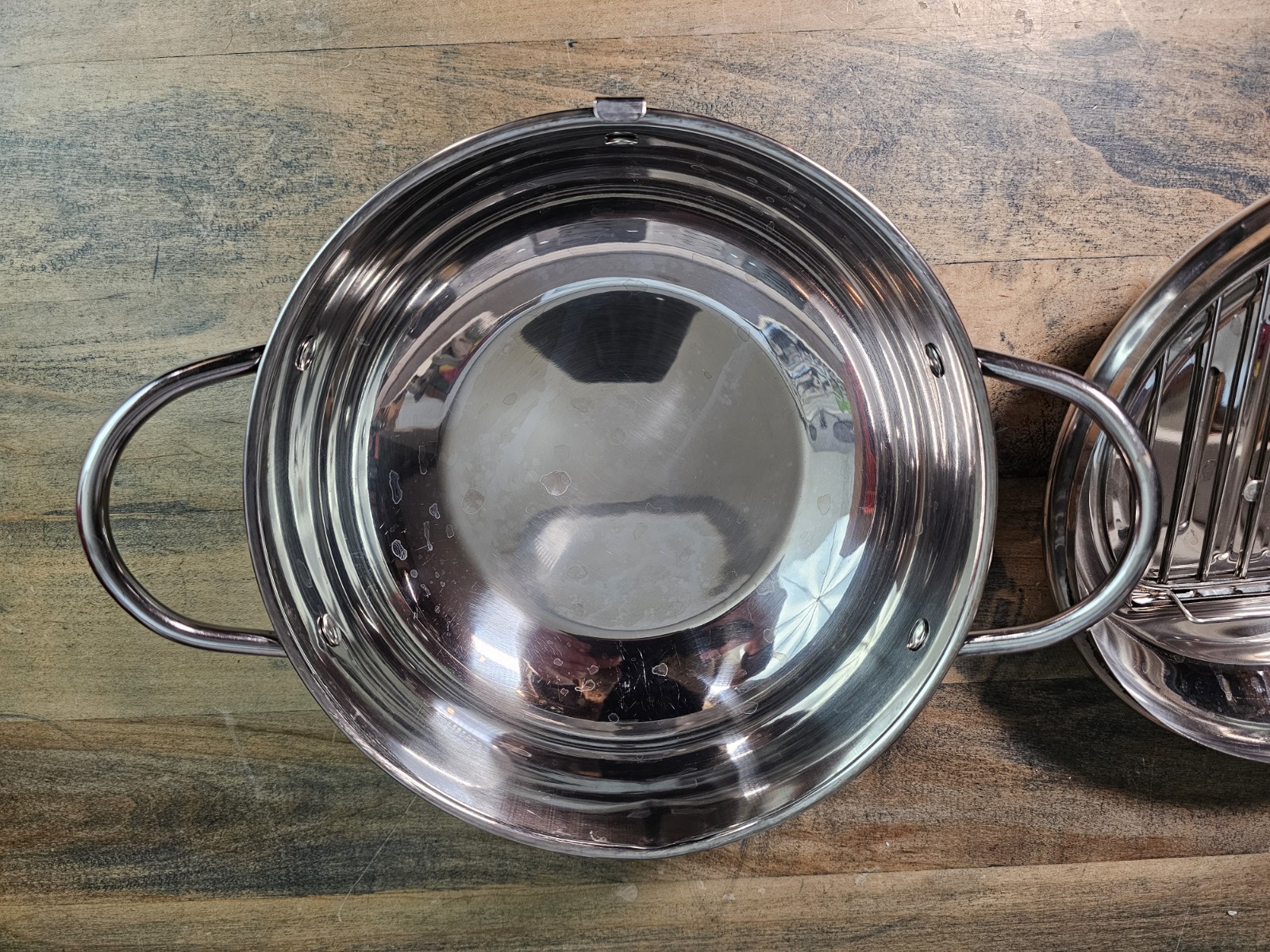 Japanese Deep Frying Pot + Lid – 304 Stainless – NO THERMOMETER