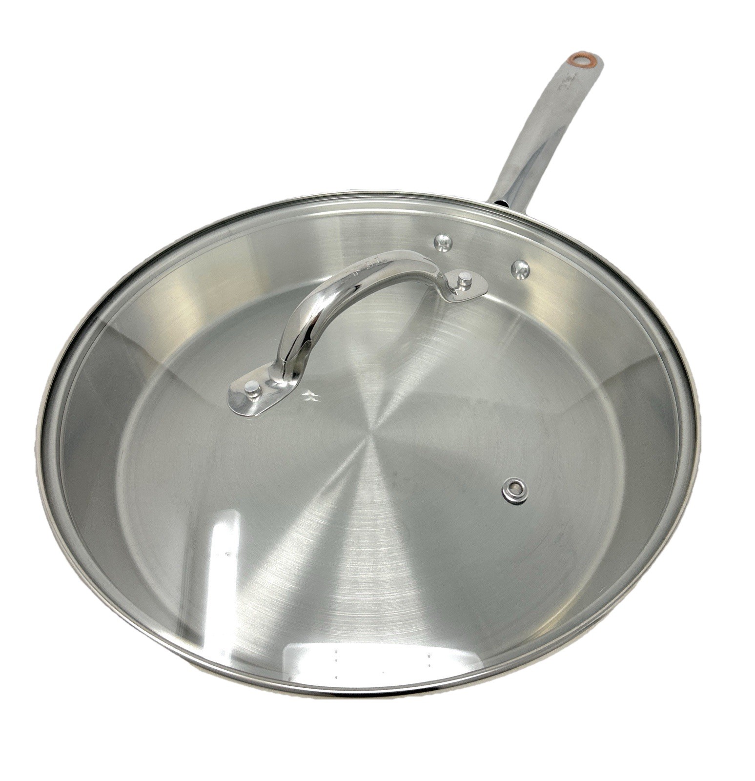 T-Fal Ultimate Stainless Steel Copper Bottom Cookware 12pc Set Induction