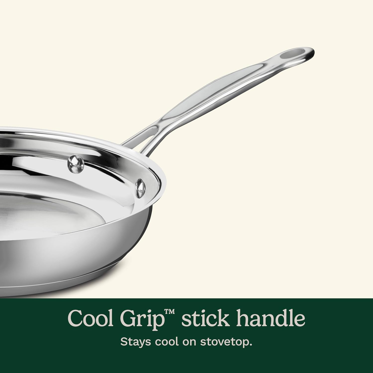 722-20 8-Inch Chef’S-Classic-Stainless-Cookware-Collection, 8″, Open Skillet