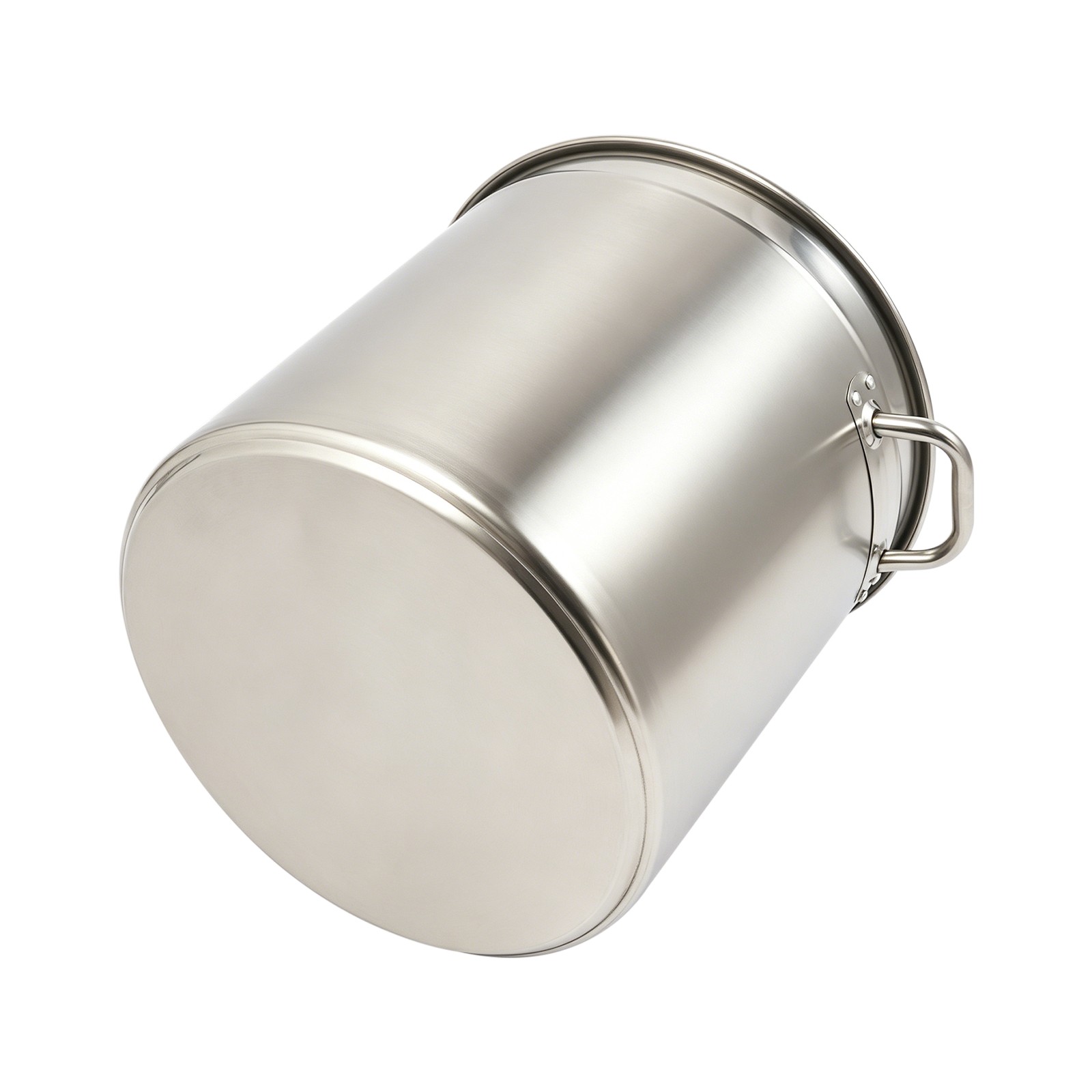 48L Stainless Steel Pot Large Cooking Pot with Lid Stainless Steel Soup Pot