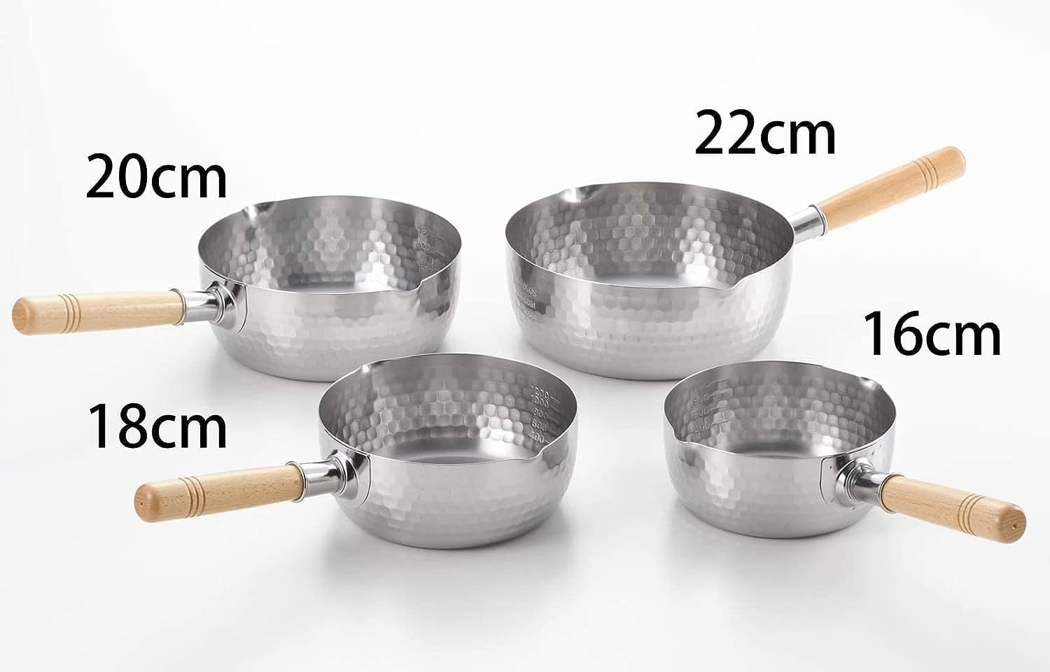 Stainless Steel Yukihira Saucepans 22cm Cooking Pot 3 Quart Made in Japan 4664