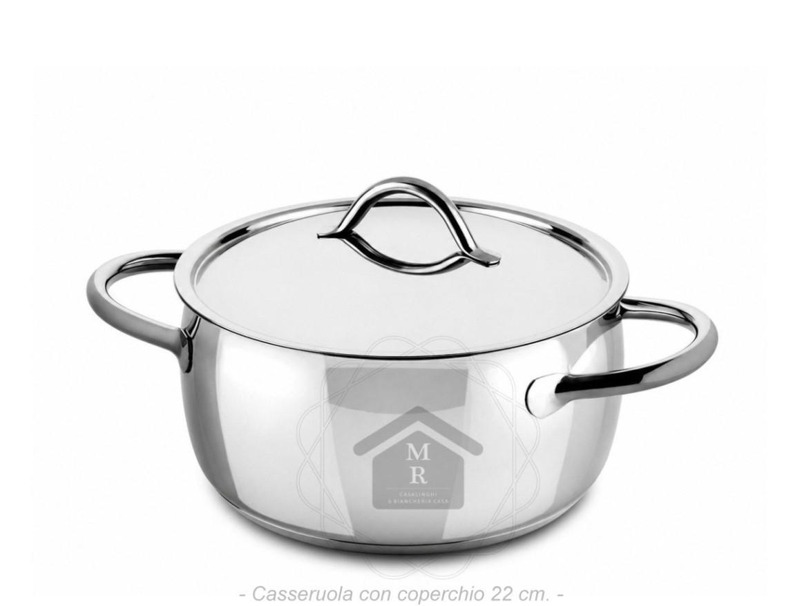 8pc Pot Battery 18/10 stainless steel induction bottom, 1950 Mepra line