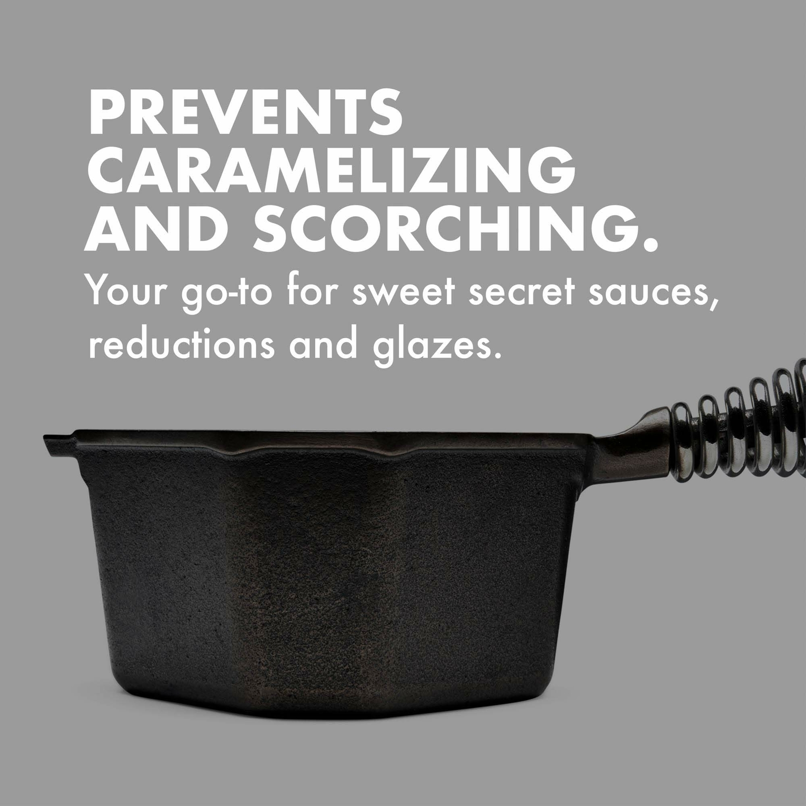 FINEX 1 Qt. Cast Iron Sauce Pan
