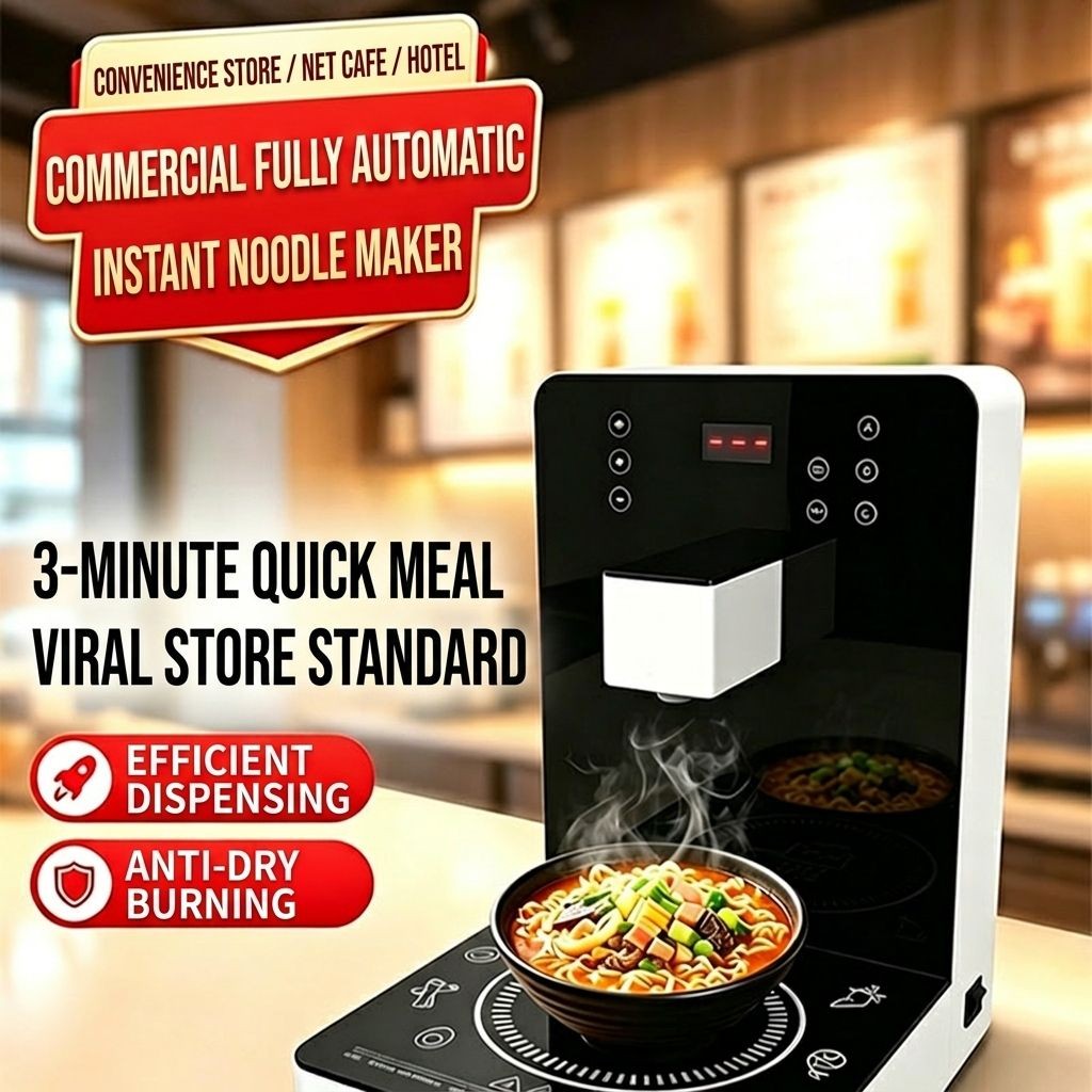 Induction Ramen Cooker Touchscreen Instant Noodle Water Dispenser 110V