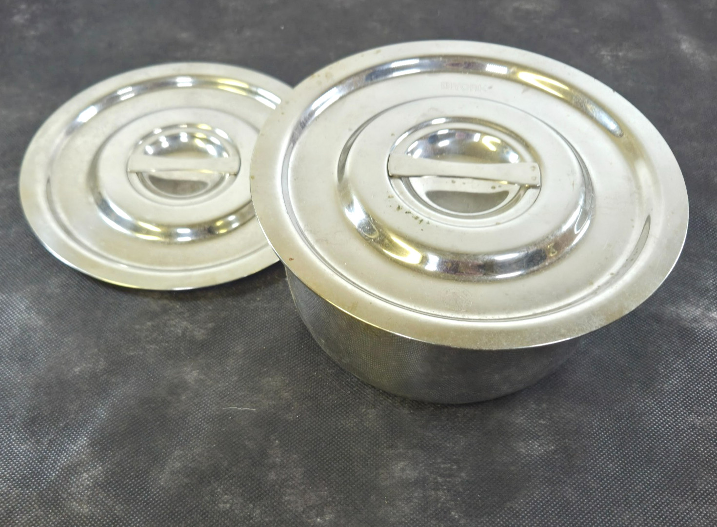 Set 3 Zebra Thailand Stainless Steel Sauce Pan 8″ & 2 Lids York WEAR