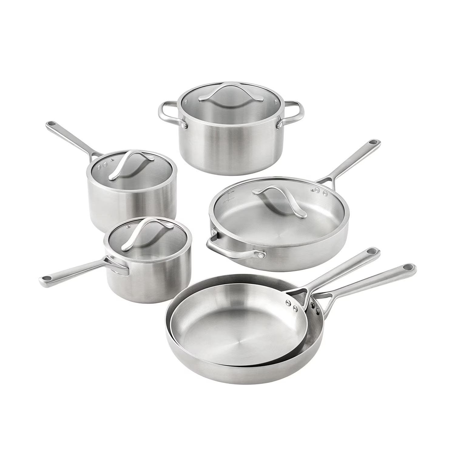 Member’s Mark 10-Piece Modern Tri-ply Cookware Set