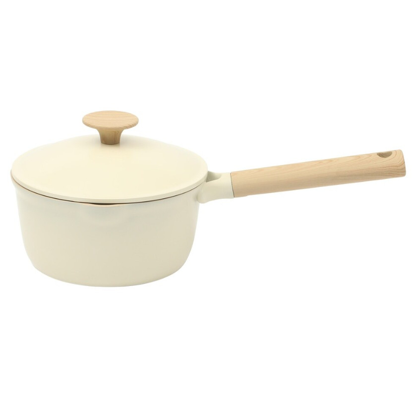 13-Piece Cast Aluminum Ceramic Nonstick Cookware Set with Utensils White
