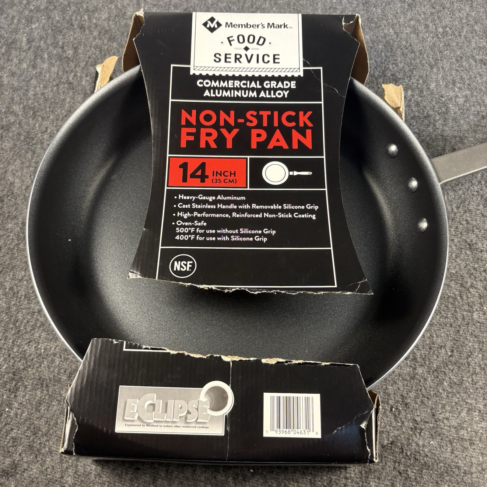 Member’s Mark 0114/04 14” Non Stick Fry Pan NSF Brazil NEW￼