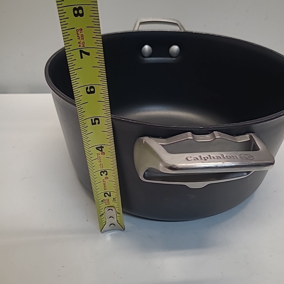 Calphalon Hard Anodized Premier 6 QT 5.6L Stock Pot Dishwasher Safe Made In USA