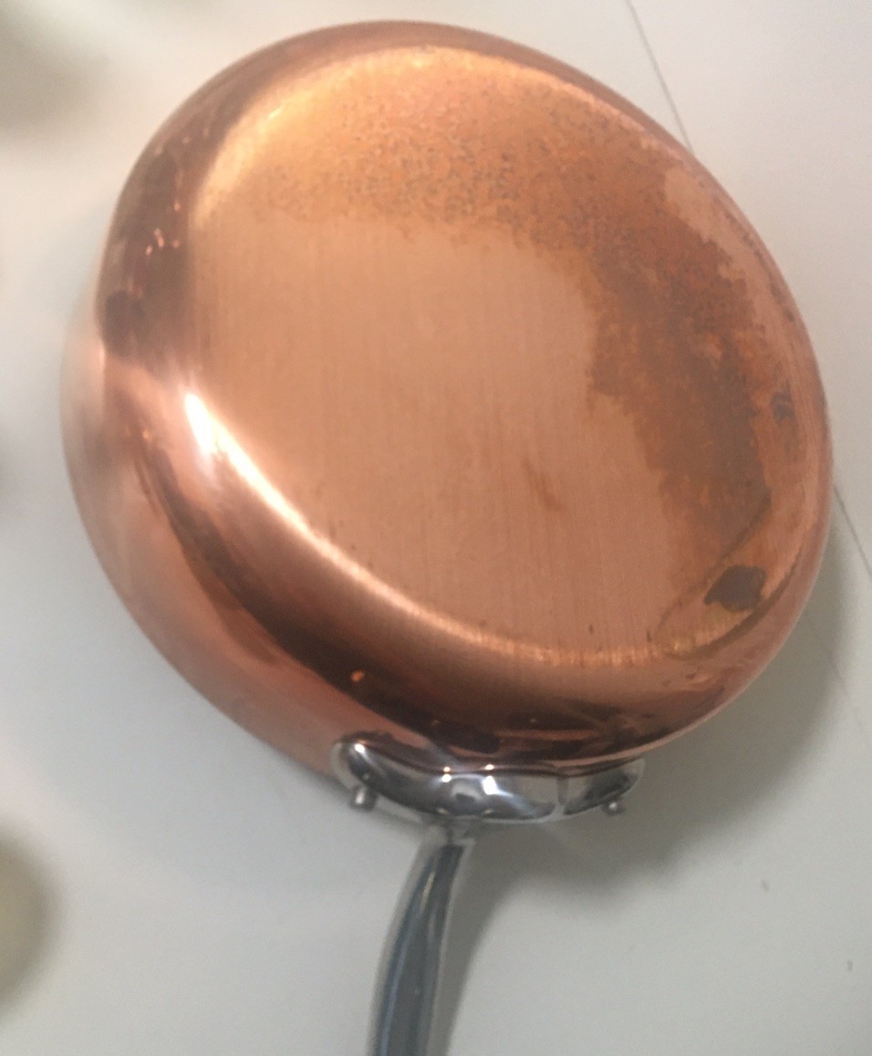 Mauviel 1830 M’150S Copper Saute Pan With Curved Lid