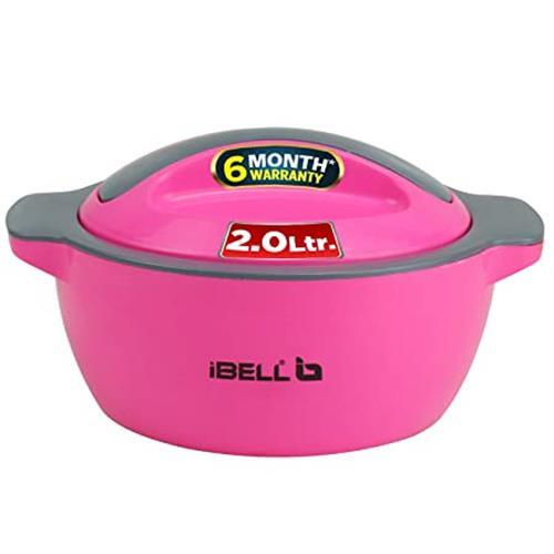 IBELL Stainless Steel Modern Casserole – 2L, 1Pc, Pink + Free Shipping
