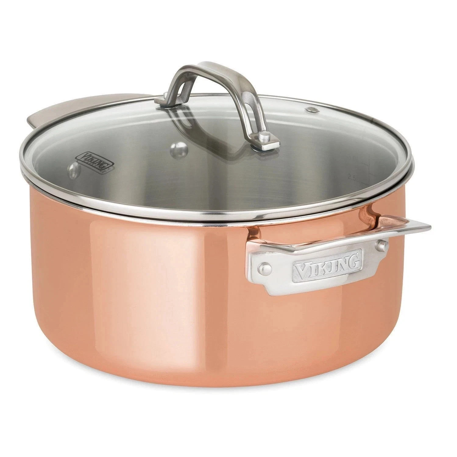 Viking 3-ply 13PC Cookware Set with Vented Glass Lids – Choose Type – New Opened