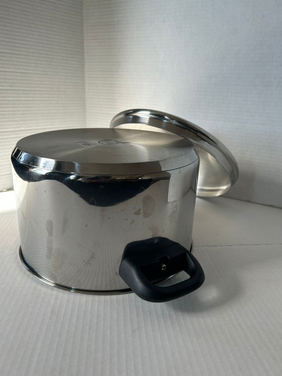 BASICS TOOLS OF THE TRADE 6.5 QT STAINLESS COOKING STOCK SOUP POT LID