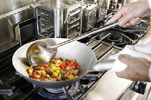 EBM Pure Titanium Ultralight Chinese One-Handed Wok (thickness 1.2 mm) 36cm