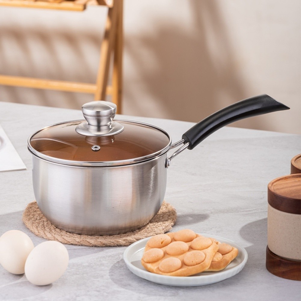 33.5 x 17 x 13.5 cm Stainless Steel Milk Pot with Rust Resistant Construction