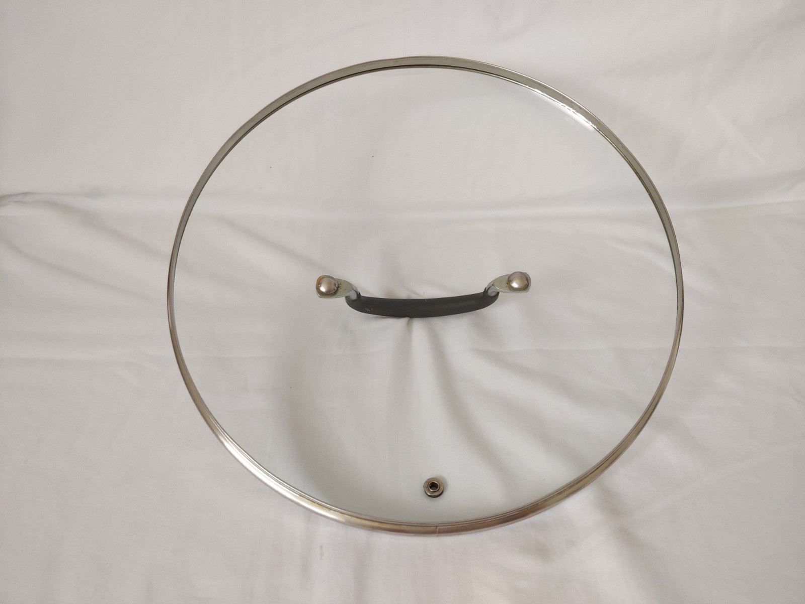 Glass Pot Pan Saucepan Lid Replacement Round Rim: 11.5 in Large Cookware Glass