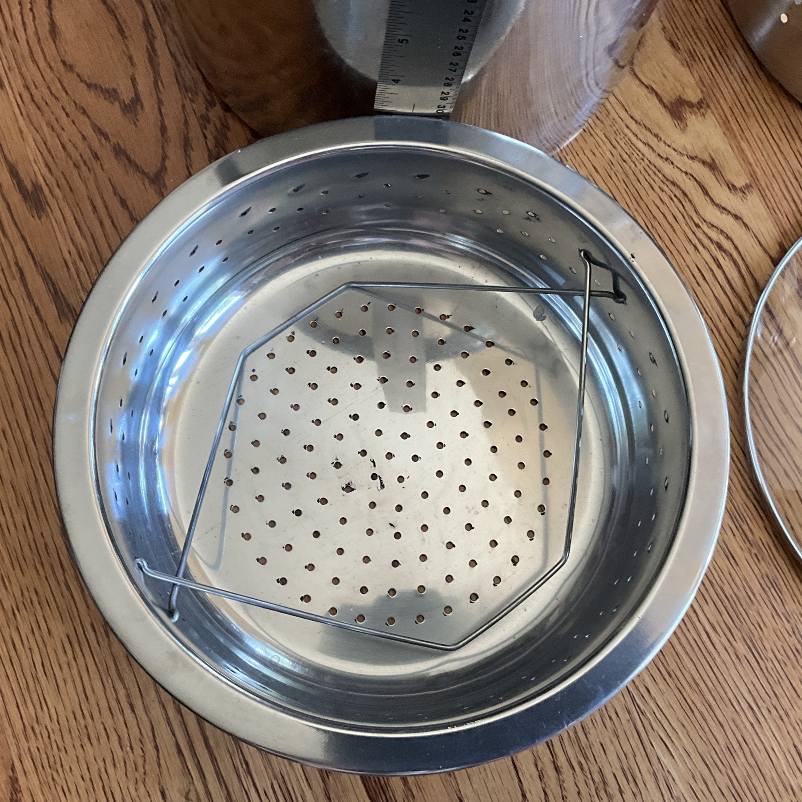 Stainless Steel 12 Qt Multi Pot Steamer /Pasta Strainer Lid 4 Piece