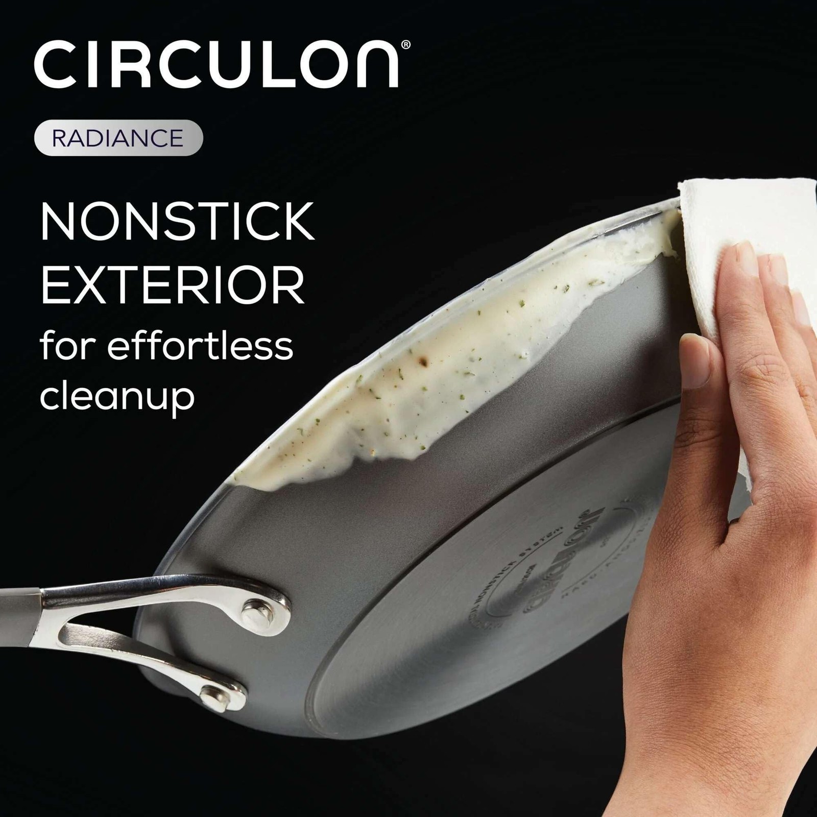 Circulon 83905 Radiance hard anodized Nonstick Frying pan set / Skillet Set –