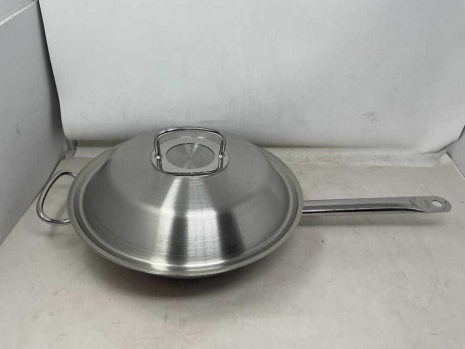 Fissler original-profi collection Stainless Steel Wok-Pan (12-in, 4,4 Quart)