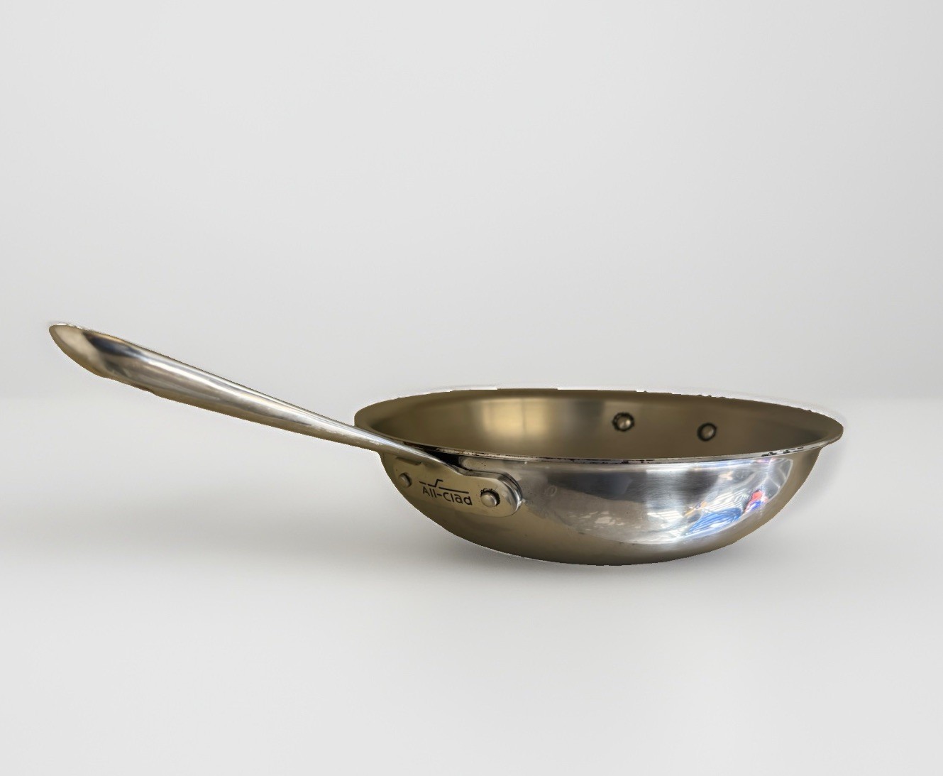 ALL-CLAD 12” Stainless Steel Chef’s Pan Wok W/ Dome Lid Cover
