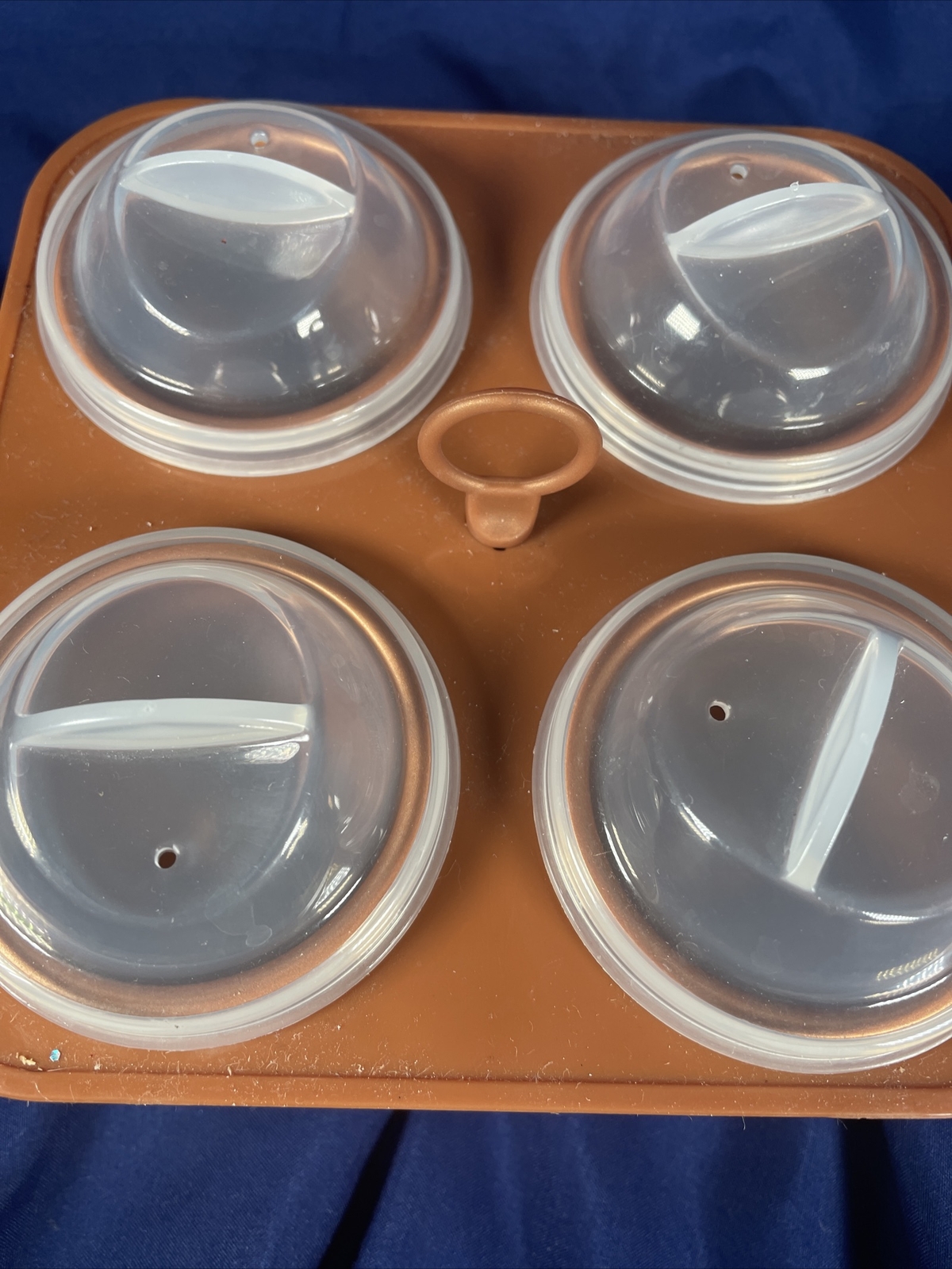 Copper Chef Copper Eggs XL Egg Makers w/Egg Caddy Egg Cups