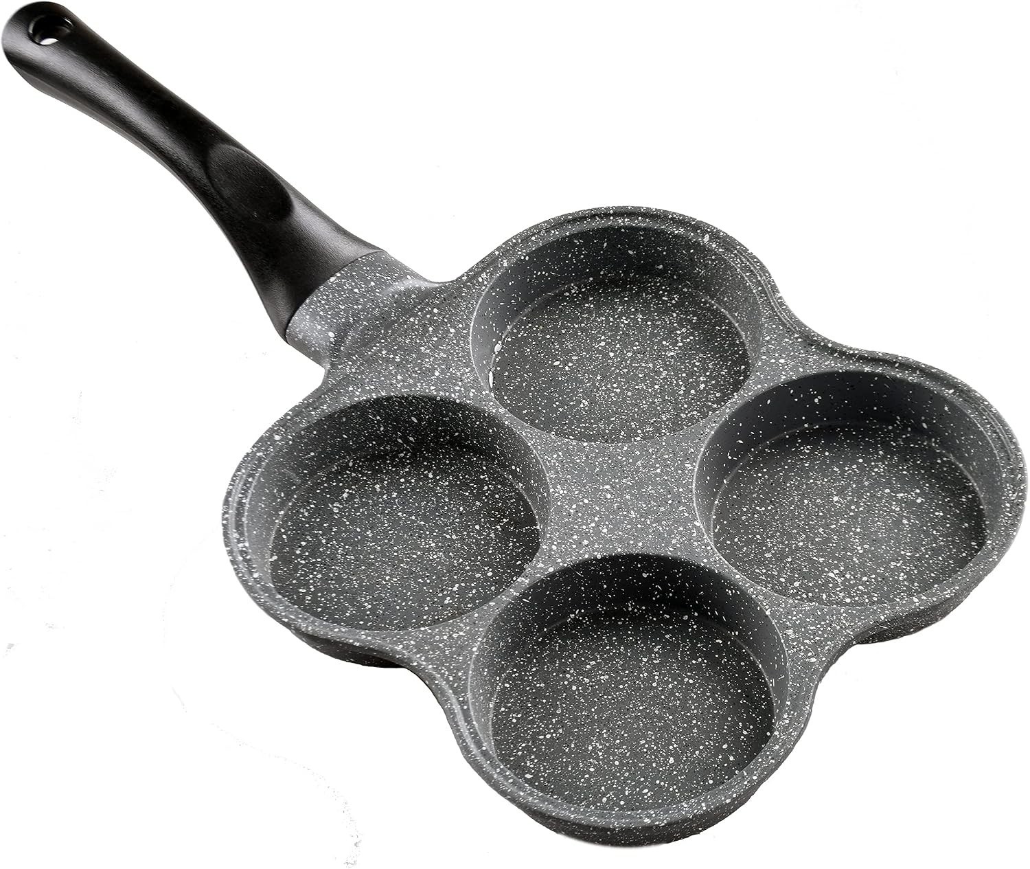 Rustless Egg Frying Pan | 4-Cup Nonstick Easy Clean Egg Cooker Omelet Pan For…