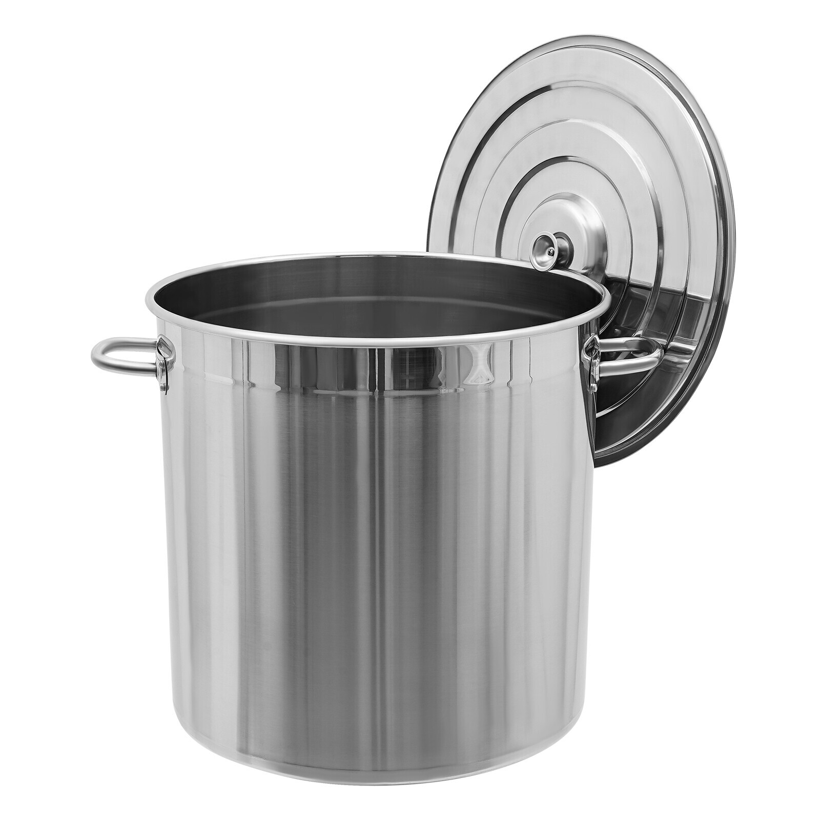 78 QT Stainless Steel Seafood Boil Pot With Basket Heavy Duty Cooking Pot W/ Lid