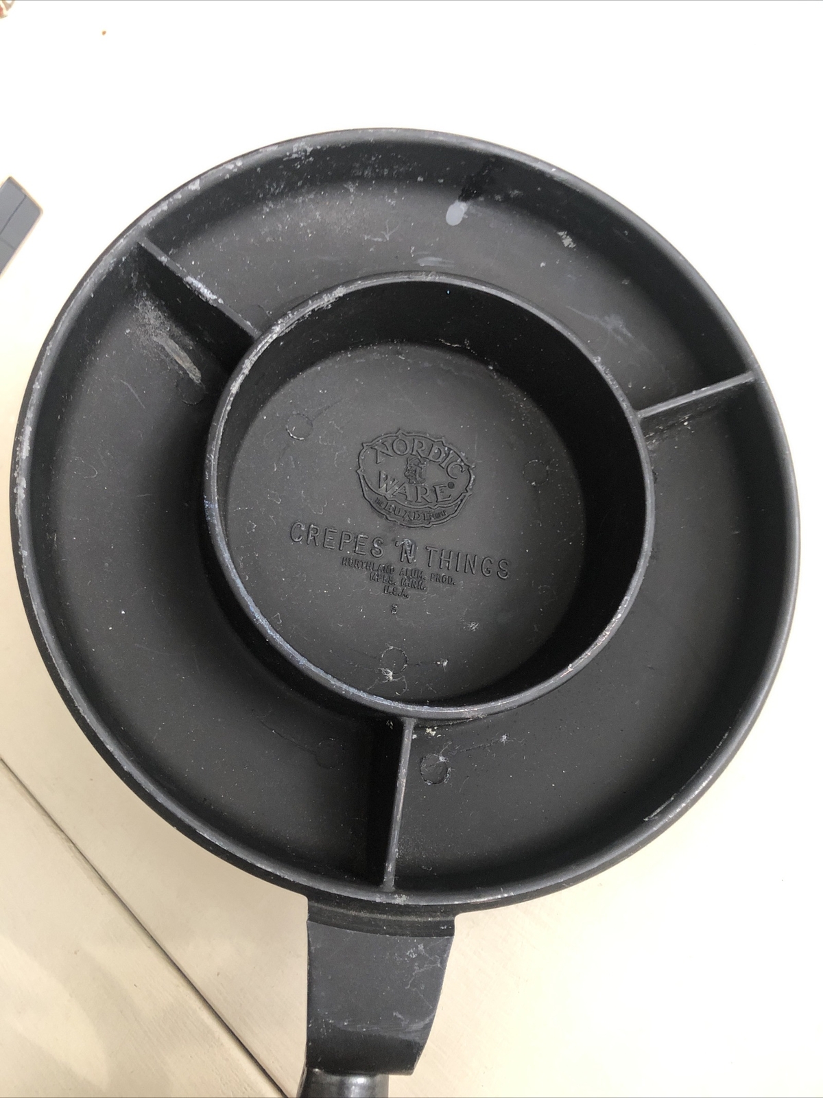 Vintage Nordic Ware Crepes ‘N Things Cast Aluminum Crepe Pan USA 591