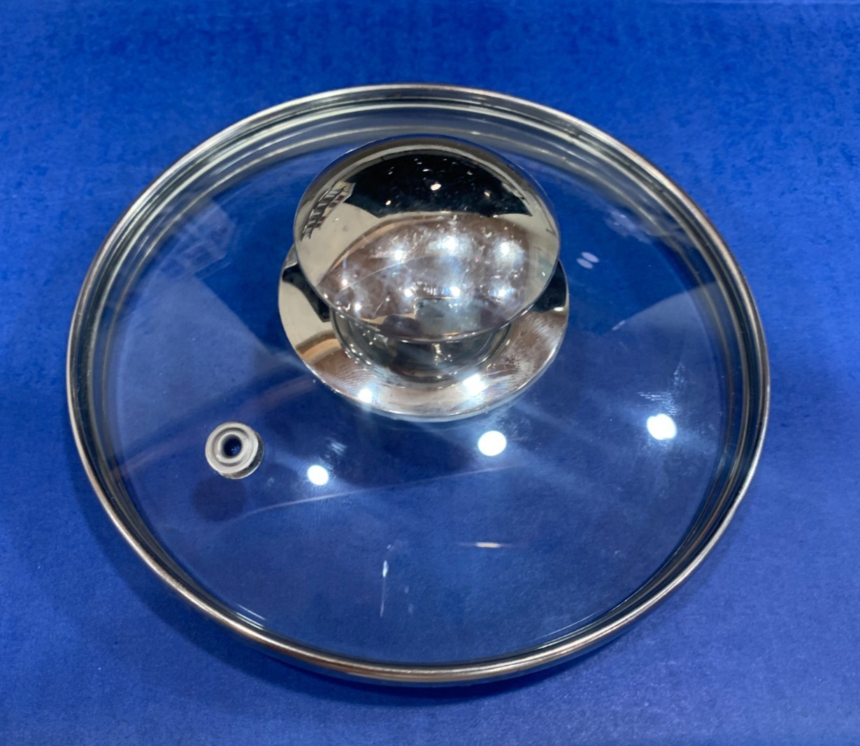 Glass Lid With Vent Replacement Lid 5-3/8″ inner for Sauce Pan / Pot
