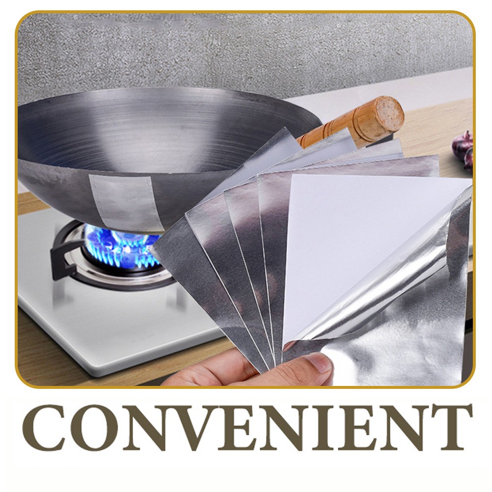 20 Sheets Aluminum Foil Paper Roll Pot Repair Tape Cooking Pots Patch