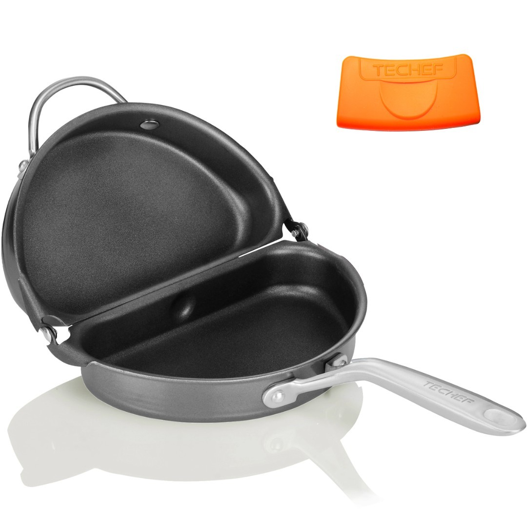 TECHEF – Frittata and Omelette Pan, Black, Made in Korea