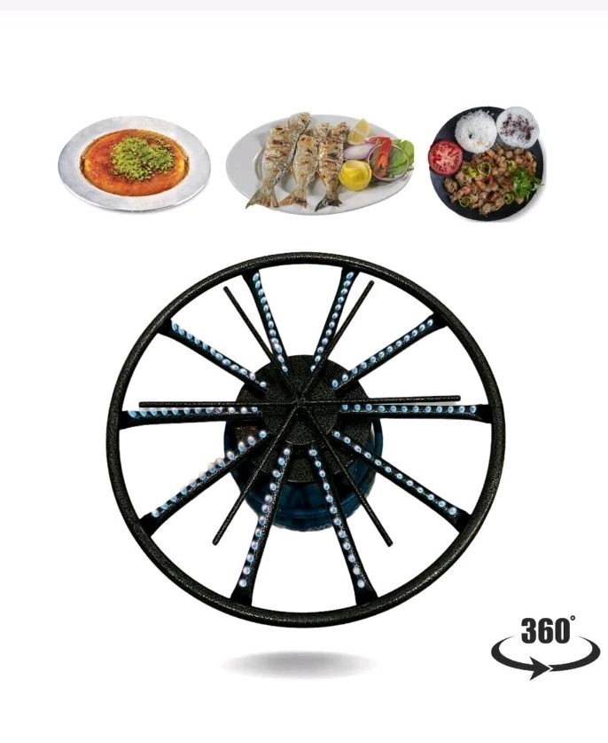 Multiple Flame Kunafa Knafeh Kadayif Cook Portable Burner Gas Stove Camp