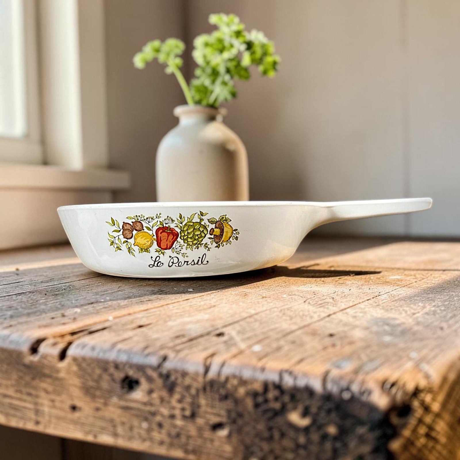 Corning Ware Spice of Life Le Persil P-83-B Skillet 6.5 Inch Vintage Pyroceram