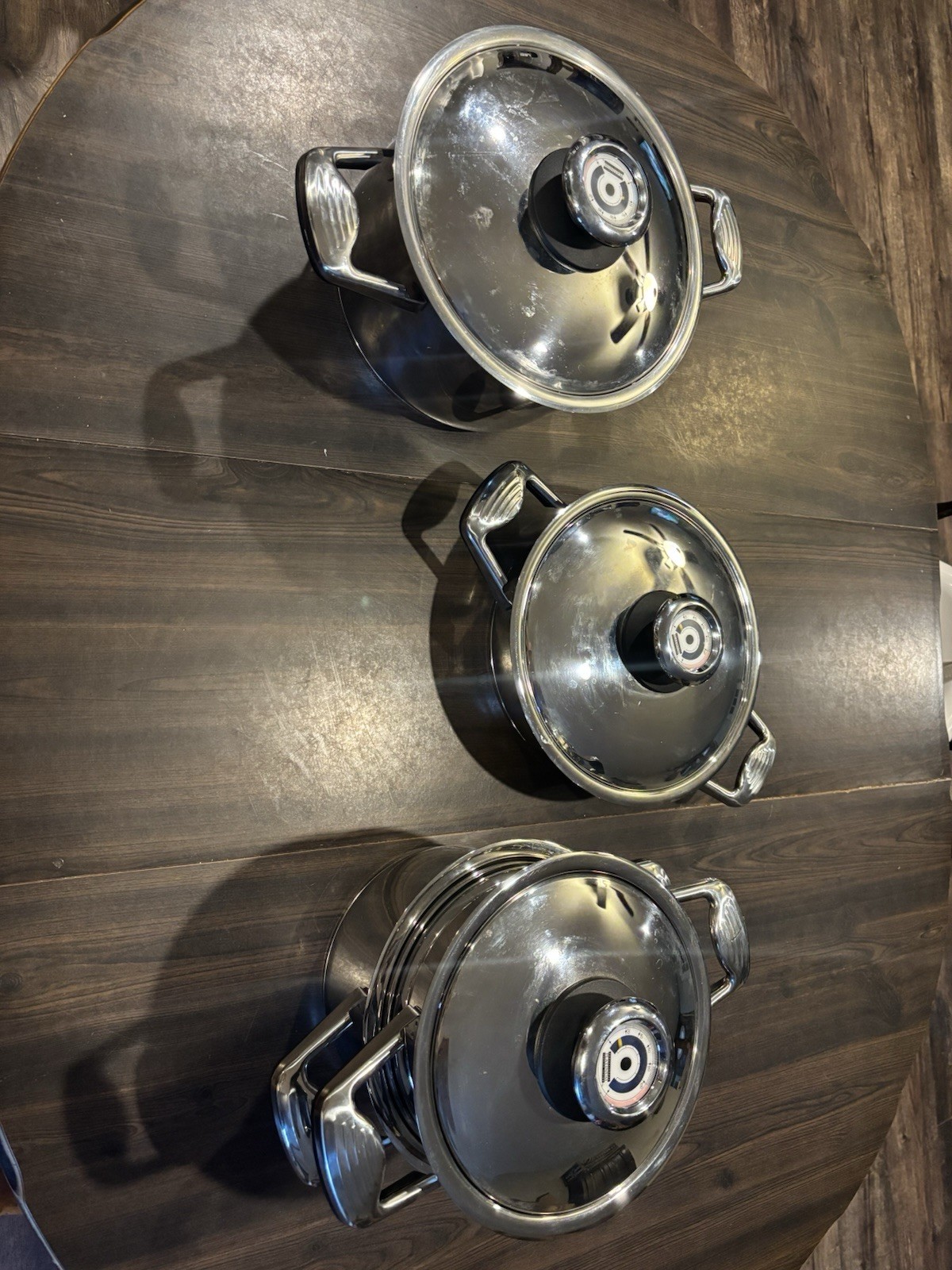 Professional Platinum Starter Cooking System Set Stainless Steel Pot Pan Steamer