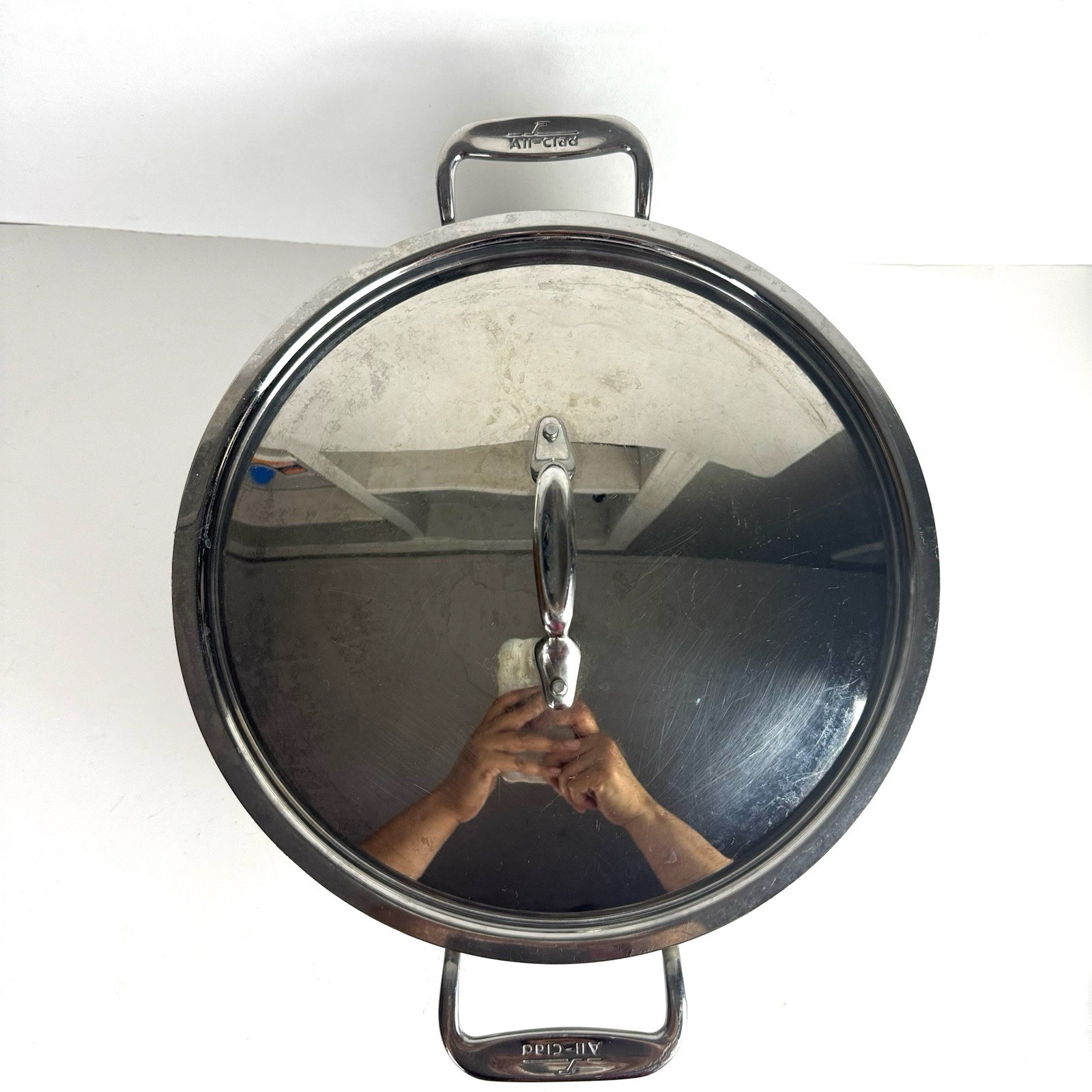 All-Clad Brushed Metal Master Chef MC2 8-qt Stock Pot with Lid