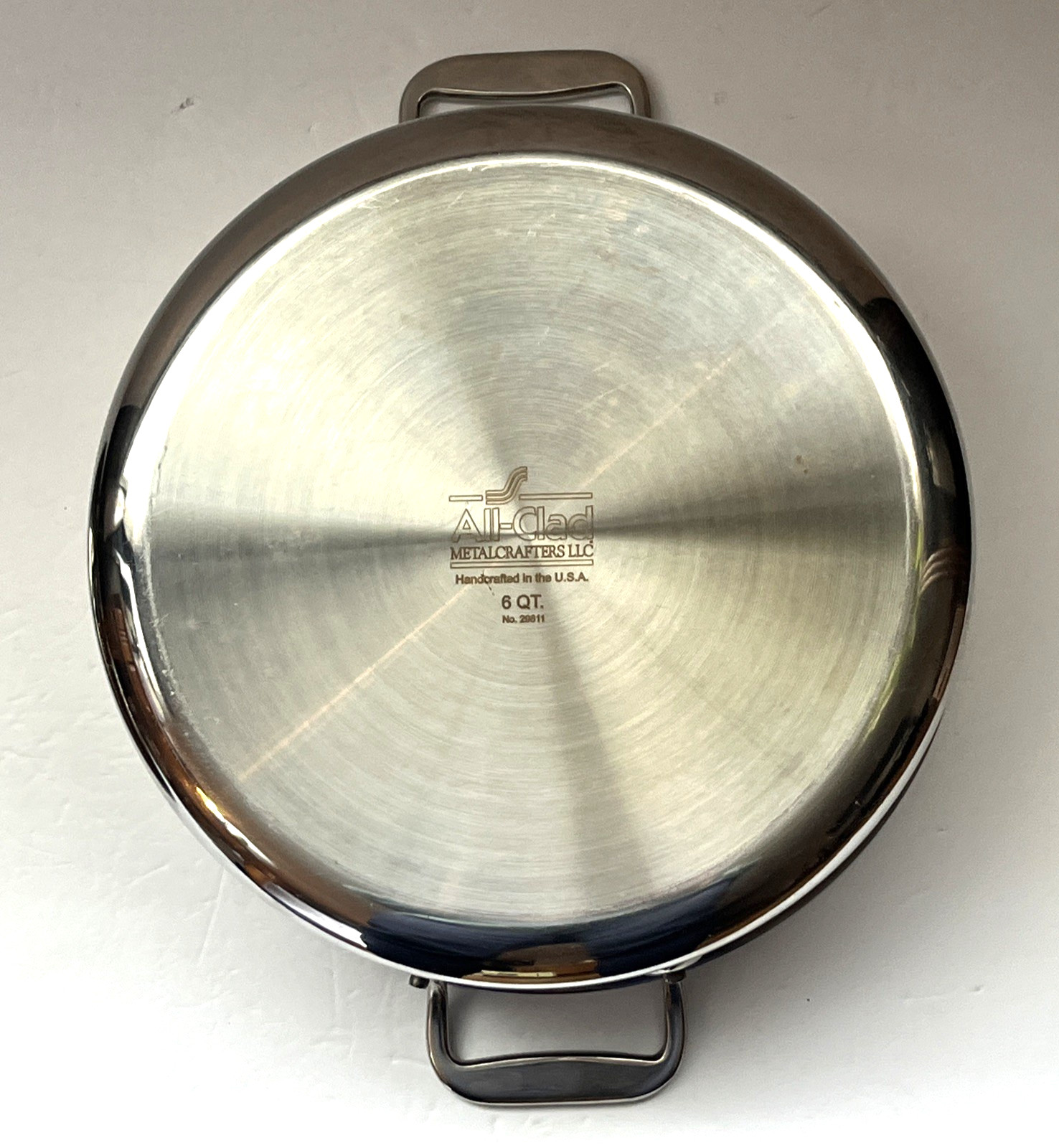 All-Clad Stainless Steel 6 QT. Stockpot w/ Lid Handcrafted in USA