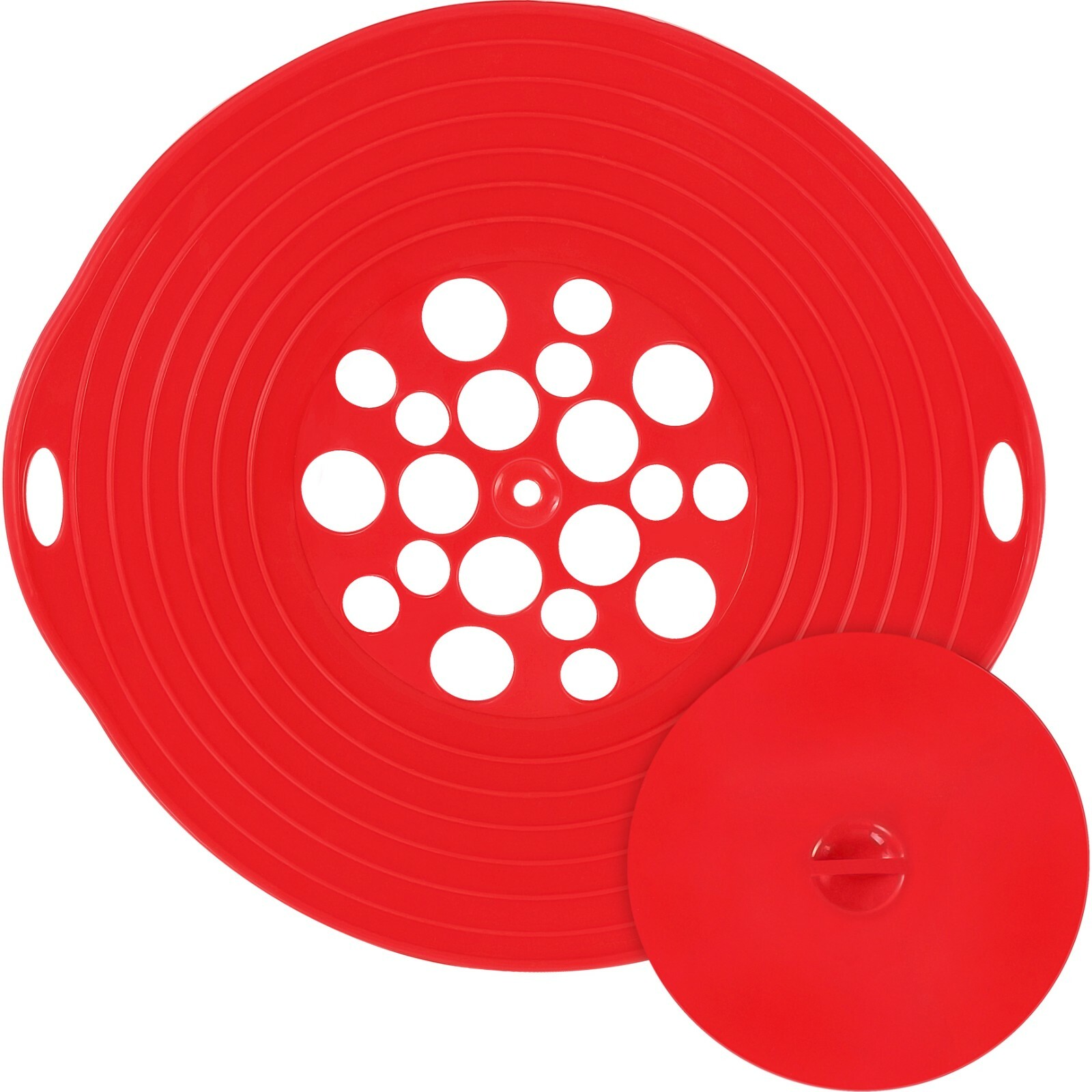 Boil Over Spill Stopper Lid for Steam Pot, BPA-Free 11.5″ Silicone Cover
