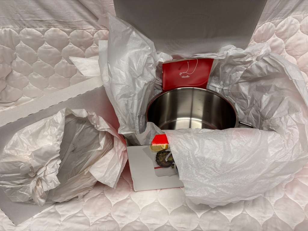Fissler Pure Collection 24cm Stock Pot Stew Pot Glass Lid 5.7L