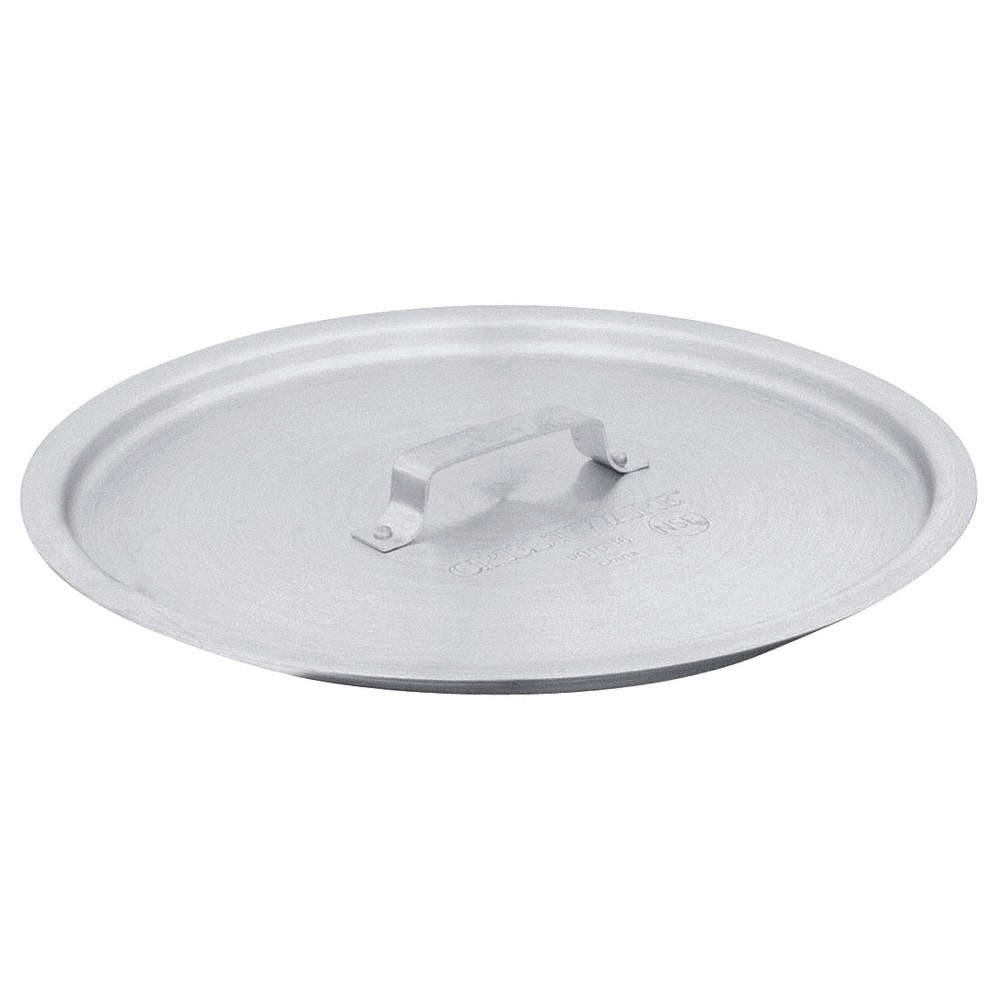 CRESTWARE Stock Pot Cover,19 7/8 in Dia,Aluminum 21D887