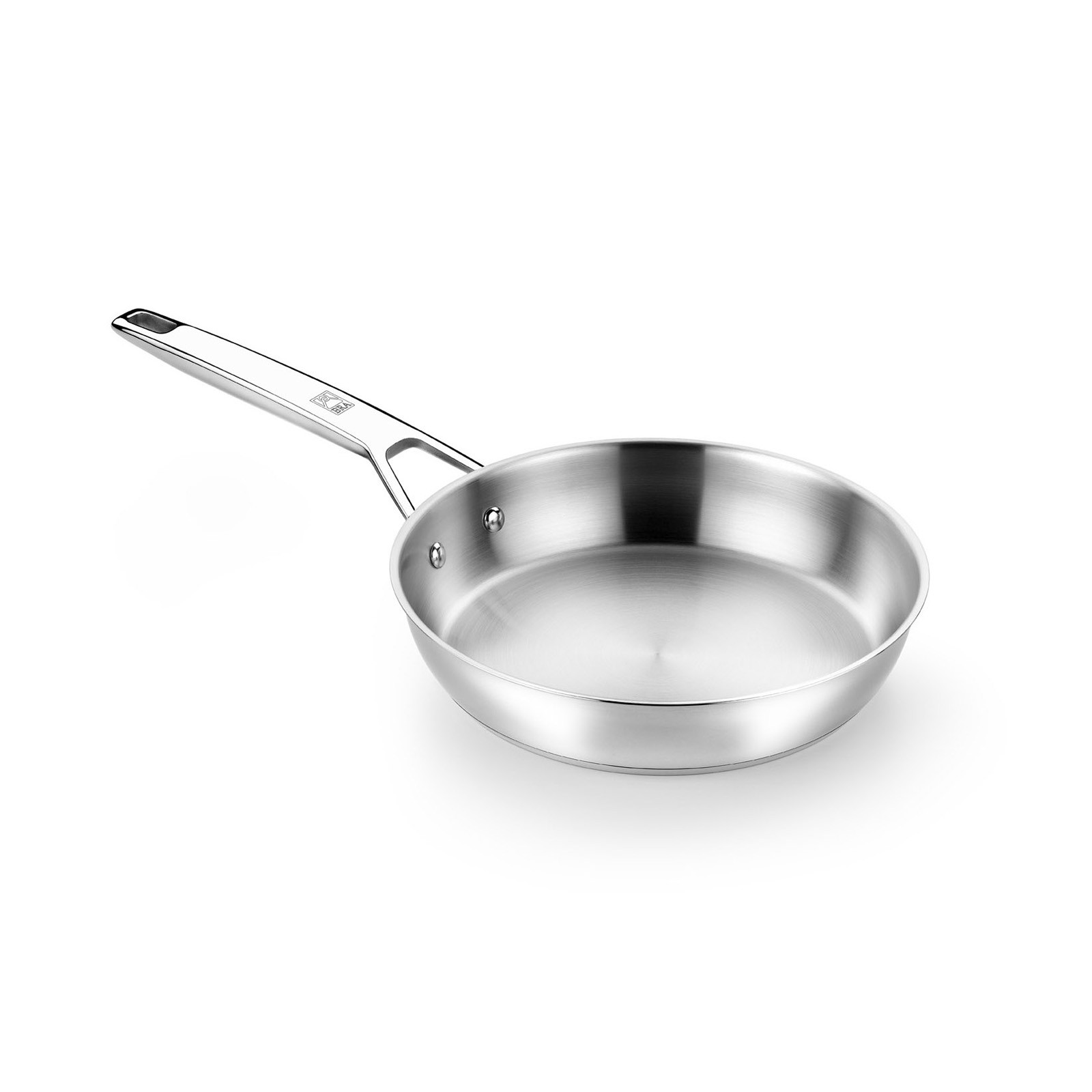 BRA Cookware Signature Stainless Steel Professional Frypan, 10.2-Inch