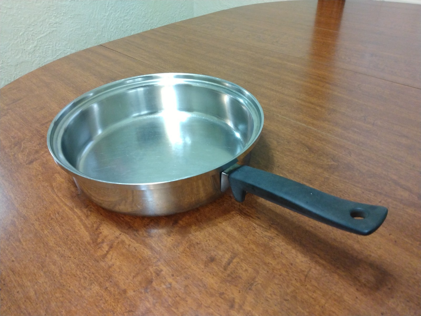 VTG Cordon Bleu 7-Ply T304 Stainless Steel Skillet 10.5″ USA Missing One Handle
