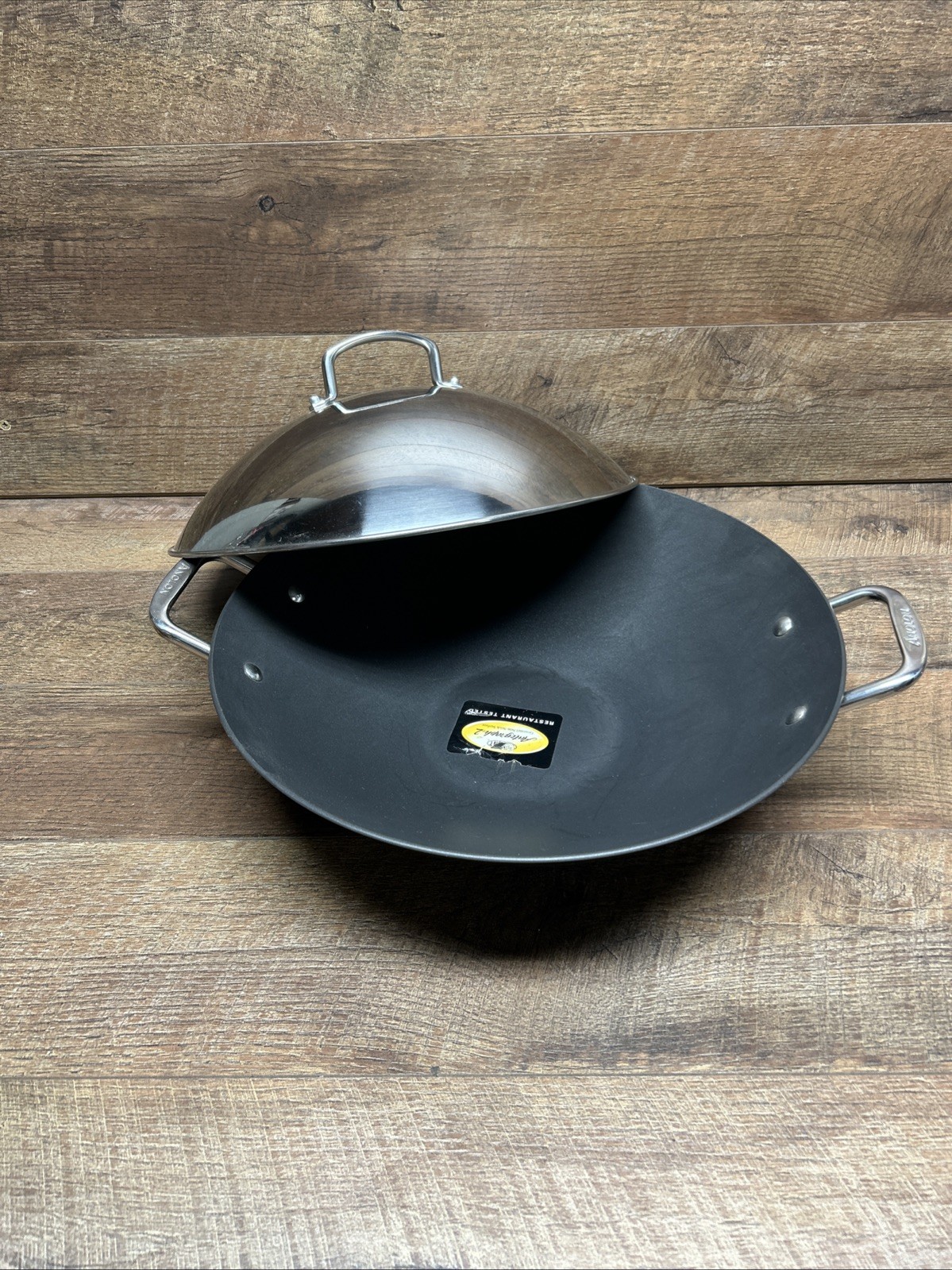 Anolon Allure 16in Stir fry Wok With Lid