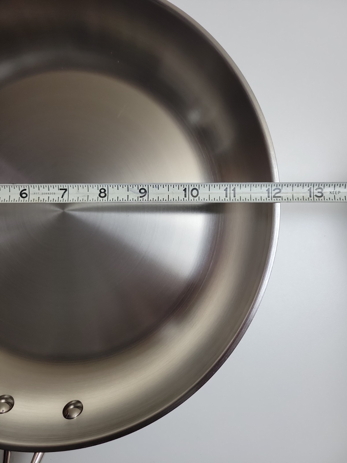 *RARE* BELGIQUE – STAINLESS STEEL – 12″ OPEN FRYPAN – 20729 – BRAND NEW W/ BOX!
