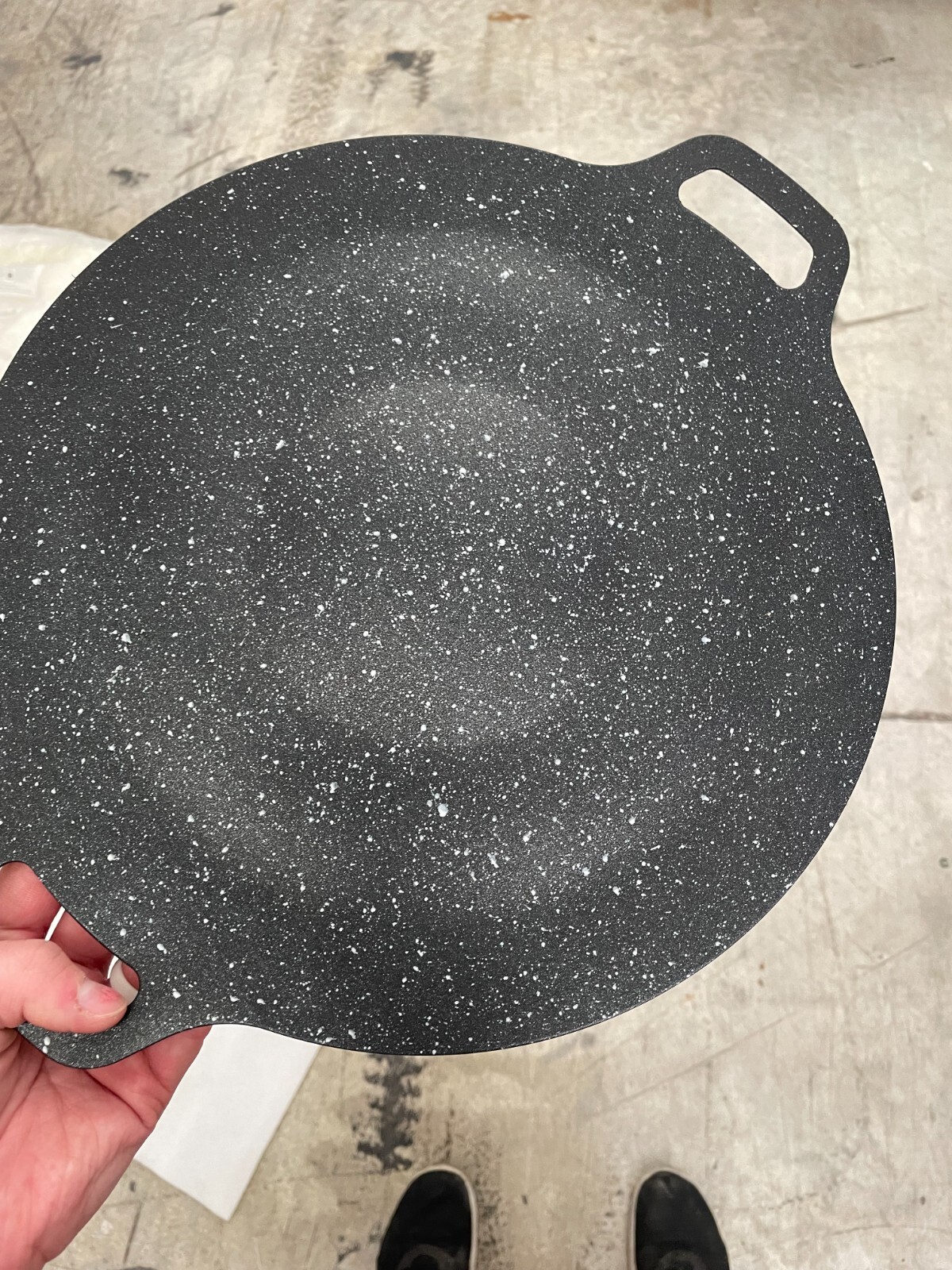 Round Non-Stick Griddle Korean BBQ Style Pan