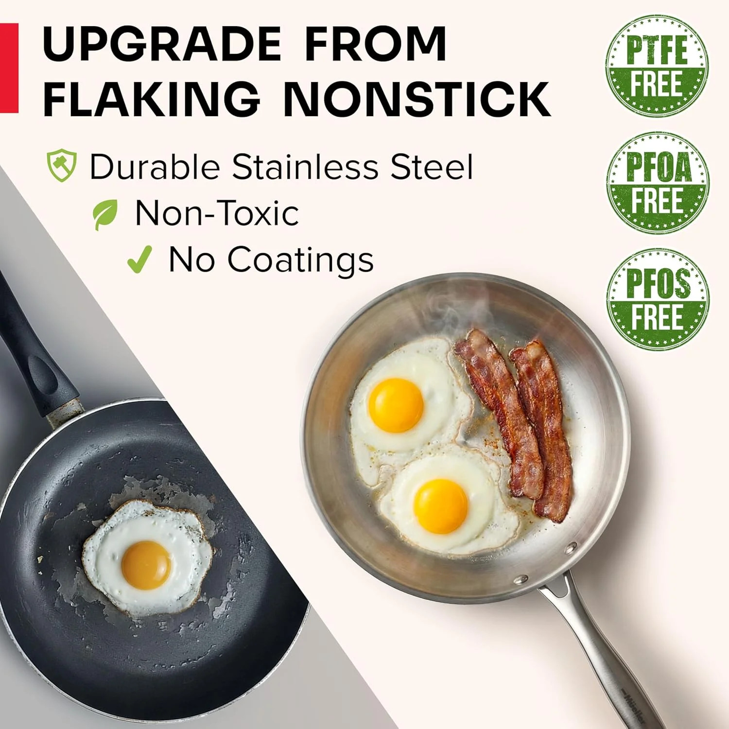 Mueller 17-Piece Stainless Steel Pots and Pans Set – Tri-Ply Ultra-Clad Pro Cook
